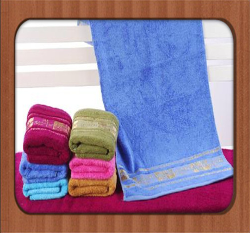 new custom bath towel 100% cotton face towel yarn-dyed jacquard bar towel