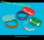 custom high quality promotional silicone wristband/bracelet with your logo