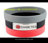 Hot Sale! No Minimum Custom Debossed and Ink Filled 1 Inch Silicone Wristband