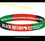 Adjustable custom personalized silicone wristband glow in the dark for event