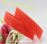custom size Twisted Fashion Silicone wristband/ Bracelet for promotion