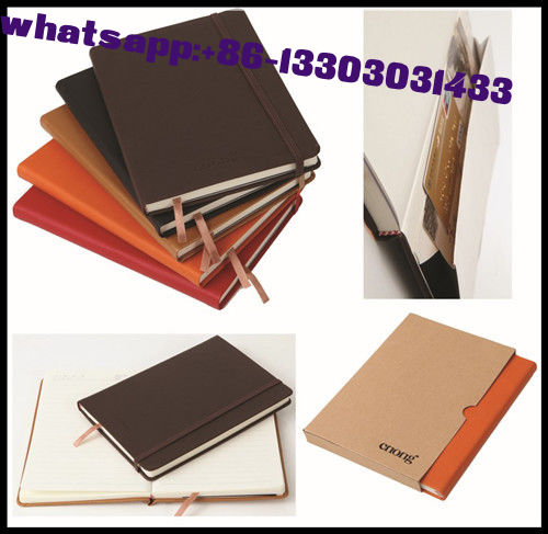 hot sale leather cover Cheap Custom Notebook/school exercise books/diary