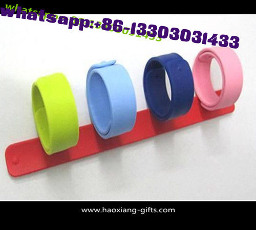 Ruler Shape Custom Logo Print Blank Band Reflective Slap Bracelet