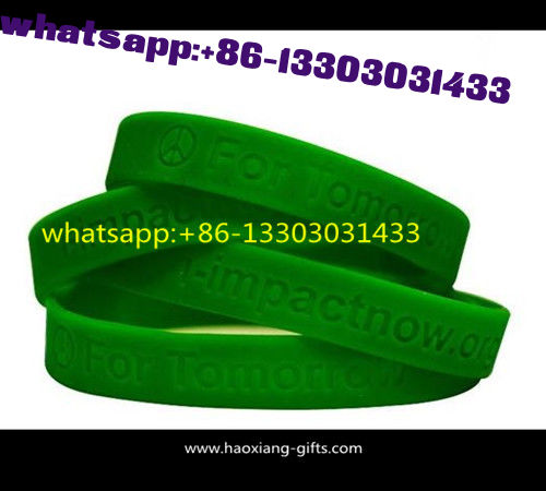 High quality wholesale your design promotional silicone wristbands/bracelets