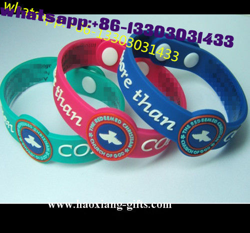 silicone Material and Africa Regional Feature thin silicone wristband/bracelet