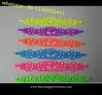 new fashion style Tatto silicone wristband/ bracelet as your size and design