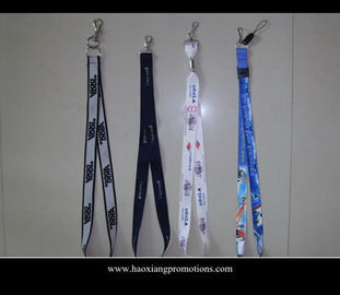 promotional custom brand name printing polyester lanyard with card holder