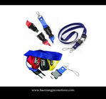 Promotional custom 20*900mm company use polyester  lanyard withid card holder