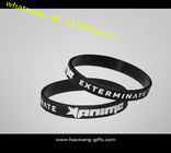Supply Cheap promotion gifts black silicone wristband/bracelet 202*12*2mm