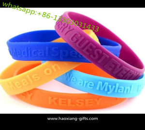 Custom Manufacturer Cheap Promotion Fashion Silicone Bracele/ Wristband