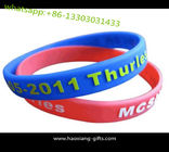 Wholesale Colorful Silicone Wristband/bracelt for Promotional Advertising Gift