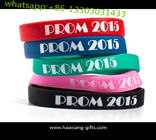 customized any color  silicone wristbands/bracelet with your logo