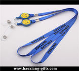 EU standard blue color quality custom design  lanyard with any accessories