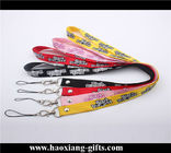 custom size Polyester small mobile phone straps or lanyards for promotion