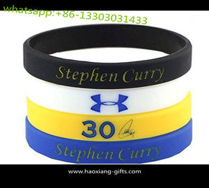 custom high quality promotional silicone wristband/bracelet with your logo