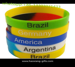 Custom Logo&Design Cheap Promotional production adjustable silicone wristband