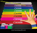 Hot-selling Promotional Customized Printed Logo Reflevtive Slap Wristband/bracelet