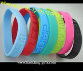 Promotional Charm 1/2 inches Sport  colorful silicone Wristband/Bracelet