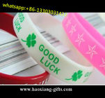 Made in China 1/2 inch supplier good quality colorful silicone wristband/bracelet