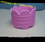 high quality low cost custom debossed QR code ID silicone wristband/bracelet