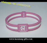Factory directly customized 202*12*15*2mm blank silicone wristband/bracelet