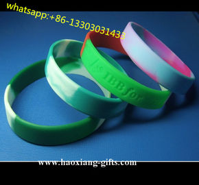 Custom embossed/debossed/printed logo Silicone Wristband & silicone bracelet