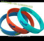 Cheapet Price and colorful custom Top Quality Logo Printed Silicone Bracelet