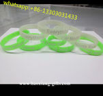 popular cheap promotional uv sensitive sport silicone bracelet with custom logos