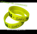 popular cheap promotional uv sensitive sport silicone bracelet with custom logos