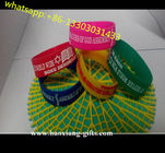 Custom Wide shape silicone wristband / QR CODE Printing silicone bracelet