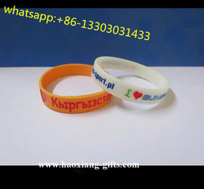 eco-friendly party gifts safety oem silicone bracelets for advertising gifts