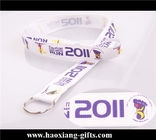 heat transfer printing polyester lanyard manufacture wholesale with metal hook