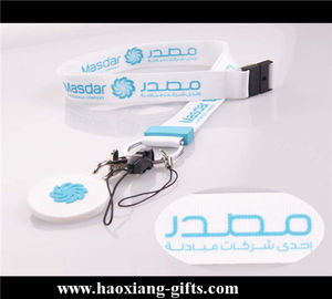 hot sale printed logo 2*90cm custom polyester lanyard with safety buckle