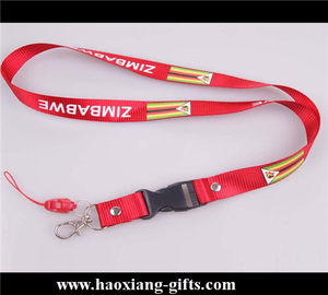 20*900mm customized attractive sublimation logo polyester neck strap