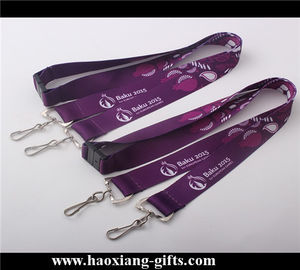 20*900mm factory direct price sublimation printing lanyard with metal buckle