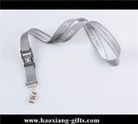 Factory custom 20*900mm sublimation logo polyester lanyard with breakaway buckle