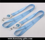 Factory custom 20*900mm sublimation logo polyester lanyard with breakaway buckle