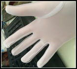 Wholesale top quality white/black color spandex gloves for jewerllery/Ceremonial