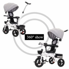 New design 360 degree rotation girls baby tricycle / foldable baby 3 wheel trike car