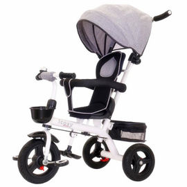 New design 360 degree rotation girls baby tricycle / foldable baby 3 wheel trike car