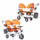twins Baby Stroller Tricycle For Kids Baby Carrier Tricycle For Children Baby Tricycle Bike With two seat