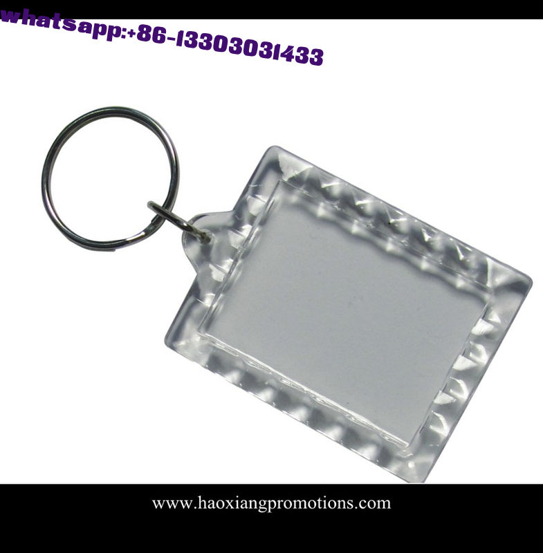 Cheap Customize promotion photo keychain / custom keychain maker / Acrylic keychain