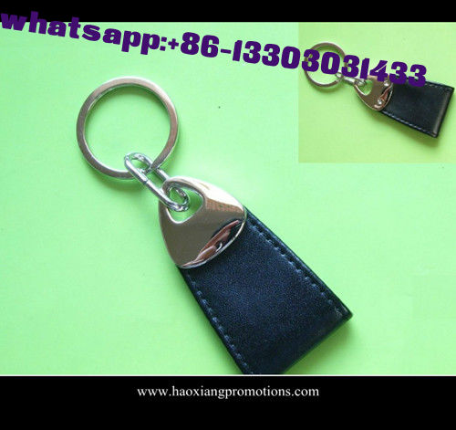 Fashion Car Logo Keychain Genuine Leather Car Keychain,Leather Keychain/PU keyring