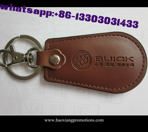 Best selling new custom genuine leather keychain, leather key chain