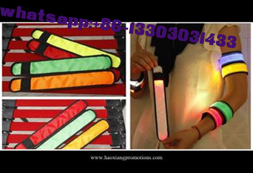 high quality cheap price custom pvc slap bracelet,reflective slap band,PVC slap wristband