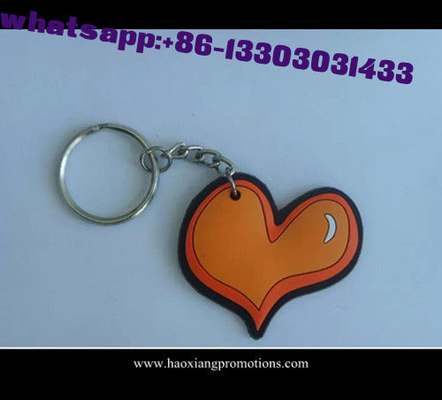 Bulk Custom Made Cheap 3d Soft Pvc Keychain for Promotional Merchandise