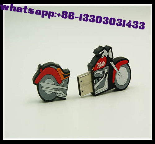 Promotion pvc motorcycle shap custom ballon gift usb flash drive 2-32GB with your logo