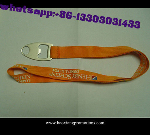 China Wholesale Cheap orange 20*900mm Custom  Silkscreen logo Polyester Lanyard