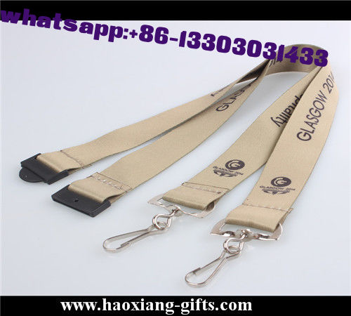 Hot sale 20*900mm polyester sublimation logo grey military color lanyard