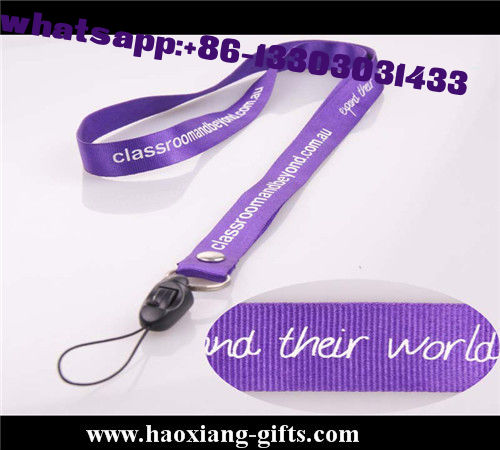 New design and high quality custom size and logo  blank strap lanyard